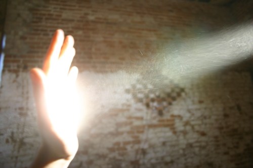 hand-and-light