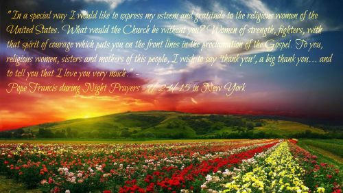PopeFrancisStrongWomen