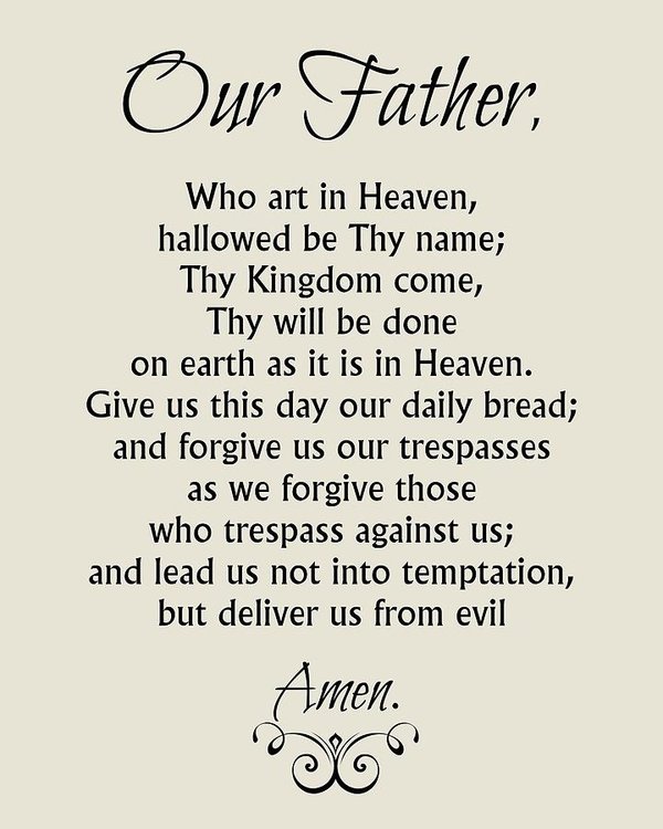 our-father-prayer-catholic-lords-prayer-classically-printed